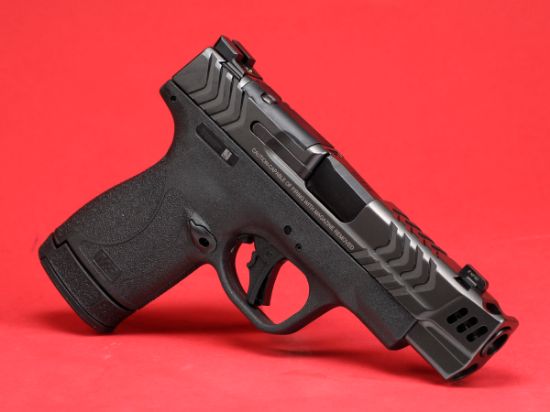Smith & Wesson, M&P9 Shield Plus, Performance Center, Micro-Compact, 9MM, 4" Ported Barrel, Black, Front Night Sight, Blacked Out Rear Sight, No Manual Safety, Optic Ready, 3 Magazines, 022188895872, FFL-SW-13990, RTG Parts