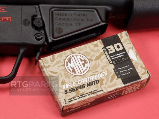 Century Arms, AP53, Pistol, 556NATO, 8.3" Barrel, Threaded 1/2X28, 4 Prong Flash Hider, Fixed Front & Adjustable Rear Sight w/ Claw Mount 1913 Picatinny Rail, Two 30rd Mags, Includes Sling, Cleaning Kit and Hard Case, 787450933484, FFL-CENTURY-HG7888-NRTG Parts