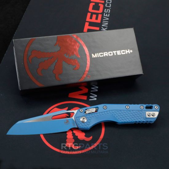 Picture of MICROTECH STANDARD ISSUE MSI, S/E, RAM-LOK, CERAKOTE BLUE EDITION, 3.9 INCH, 210T-1PMCBL