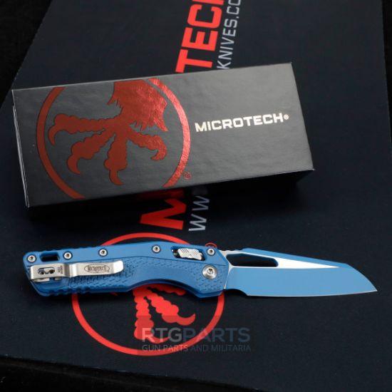 Picture of MICROTECH STANDARD ISSUE MSI, S/E, RAM-LOK, CERAKOTE BLUE EDITION, 3.9 INCH, 210T-1PMCBL
