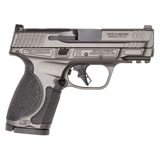 Smith & Wesson, M&P M2.0 Metal, Aluminum Frame Pistol, Compact, 9MM, 3.6" Barrel, Optics Ready, Tungsten Gray Cerakote Finish, Gray, Two 15rd Magazines, 022188899962, FFL-SW-14102, RTG Parts