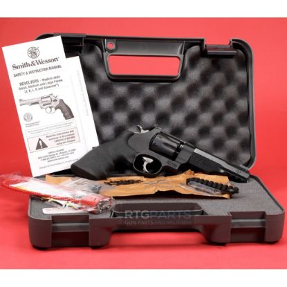 Smith & Wesson, M&P R8, Performance Center, Double Action, Metal Frame Revolver, N-Frame, 357 Magnum, 5" Barrel, Scandium, Matte Finish, Black, Rubber Grips, Adjustable Sights, 8 Rounds, Accessory Rail, Performance Center Tuned Action, 022188702927, FFL-SW-170292, RTG Parts