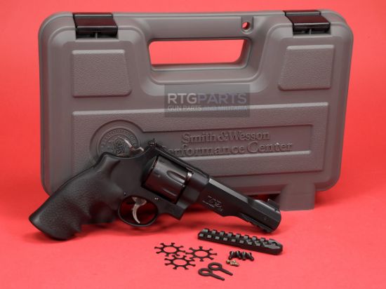 Smith & Wesson, M&P R8, Performance Center, Double Action, Metal Frame Revolver, N-Frame, 357 Magnum, 5" Barrel, Scandium, Matte Finish, Black, Rubber Grips, Adjustable Sights, 8 Rounds, Accessory Rail, Performance Center Tuned Action, 022188702927, FFL-SW-170292, RTG Parts