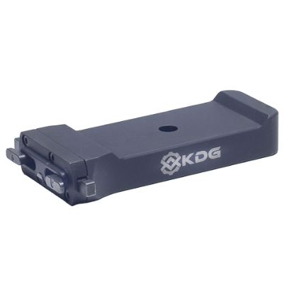 Kinetic Development Group, LLC, Kinect, M-LOK Mount, Fits Garmin Xero C1 Chronograph, QD Adapter, Anodized Finish, Black, 850045704438, MIS-KIN5-300, RTG Parts
