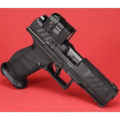 Walther, PDP, Full Size, 9MM, 4.5" Barrel, Aimpoint ACRO, PDP Pro Tritium Front and Rear Sights, Dynamic Performance Trigger, Black, Three 18rd Mags, 723364232862, FFL-WALTHER-2881225PRO, RTG Parts