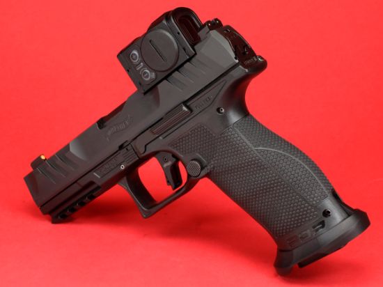 Walther, PDP, Full Size, 9MM, 4.5" Barrel, Aimpoint ACRO, PDP Pro Tritium Front and Rear Sights, Dynamic Performance Trigger, Black, Three 18rd Mags, 723364232862, FFL-WALTHER-2881225PRO, RTG Parts