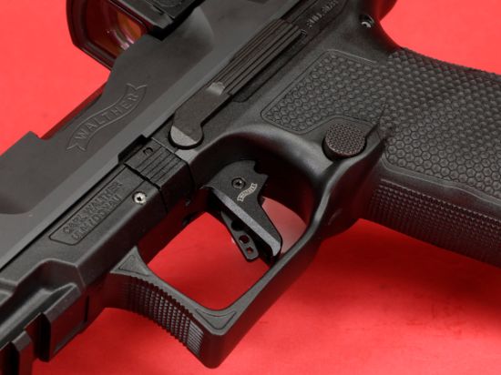 Walther, PDP, Full Size, 9MM, 4.5" Barrel, Aimpoint ACRO, PDP Pro Tritium Front and Rear Sights, Dynamic Performance Trigger, Black, Three 18rd Mags, 723364232862, FFL-WALTHER-2881225PRO, RTG Parts