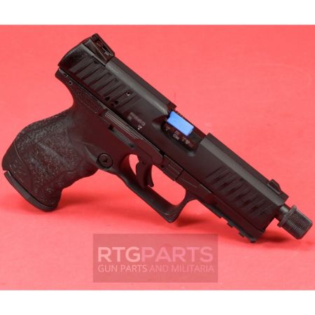 Walther, PPQ M2, Striker Fired, Semi-automatic, Polymer Frame Pistol, Full Size, 22LR, 4" Threaded Barrel, Black, Fixed Sights, 12 Rounds, 2 Magazines, 723364206993, FFL-WALTHER-5100301, RTG Parts