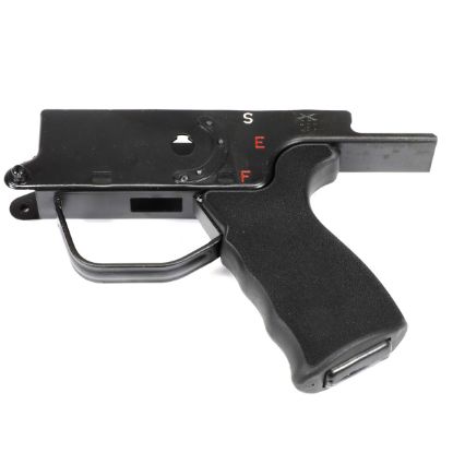Picture of HK91/G3 STEEL CLIPPED & PINNED SEF LOWER W/ GRIP, PAINTED BLACK