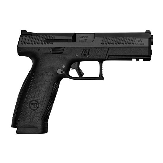 CZ, P-10 F, Striker Fired, Full Size, 9MM, 4.5" Barrel, Nitride Slide Finish, Black, Optics Ready, Two 19rd Mags, 806703915500, FFL-CZ-91550, RTG Parts