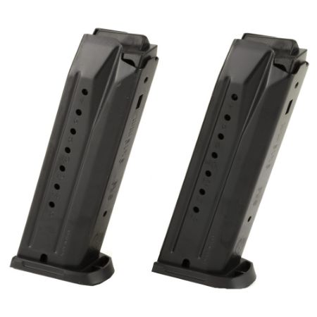 Ruger, Magazine, 9MM, 17 Rounds, Fits SR9,9C & 9E, Steel, Blued Finish, 2 Pack, 736676904495, RUG-90449, RTG Parts