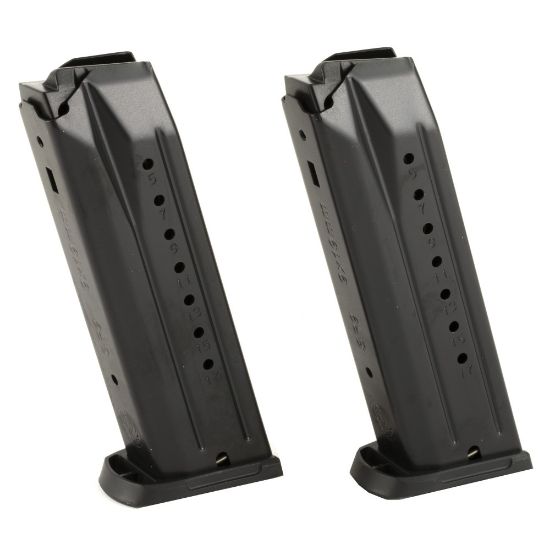 Ruger, Magazine, 9MM, 17 Rounds, Fits SR9,9C & 9E, Steel, Blued Finish, 2 Pack, 736676904495, RUG-90449, RTG Parts