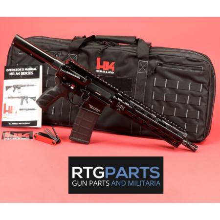 Heckler & Koch, MR556 A4, Semi-automatic, Pistol, 223 Remington/556NATO, 11" Barrel, Anodized Finish, Black, M-LOK Free Float Handguard, Adjustable Gas Block, HK USA Enhanced Grip, Ambidextrous Controls, 30rd Magazine, 642230269439, FFL-HKK-81001050, RTG Parts