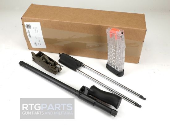 Steyr Arms, 9MM Conversion Kit, 9MM, 16 Threaded Barrel, 1/2X28 Thread Pitch, Trigger Pack, 9MM Bolt Carrier Group, 28 Round Waffle Style Magazine, Fits Steyr AUG (Not Compatible with NATO AUG), 688218833902, RMG-US1253010715, RTG Parts