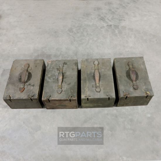 BROWNING BELT FILLING MACHINE OF 1918, ALL STEEL VERSION, WITH WOOD CASE, SHJ-PLT-534, RTG Parts