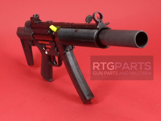 Century Arms, AP5-SD W/ Magpul MP BSL Brace, Semi-automatic Pistol, 9MM, 5.75" 3 Lug Barrel, Threaded 1/2X28, Manganese Phosphate Finish, Black, Removable Faux Suppressor, Manual Safety, Fixed Front & Adjustable Rear Sight w/ Claw Mount 1913 Picatinny Rail, 30 Rounds, 2 Magazines, Includes Sling, Cleaning Kit and Hard Case, 787450933613, FFL-CENTURY-HG7886-MBN, RTG Parts