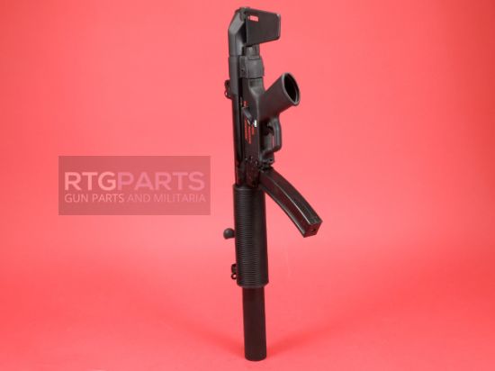 Century Arms, AP5-SD W/ Magpul MP BSL Brace, Pistol, 9MM, 5.75" 3 Lug Barrel, Threaded 1/2X28, Black, Removable Faux Suppressor, Manual Safety, Fixed Front & Adjustable Rear Sight w/ Claw Mount 1913 Picatinny Rail, Two 30rd Magazines, Includes Sling, Cleaning Kit and Hard Case, 787450933613, FFL-CENTURY-HG7886MB-N, RTG Parts