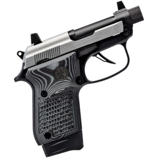 Beretta, 20X Bobcat, Double Action/Single Action, Semi-automatic, Compact, 22 LR, 2.8" Threaded Barrel, Black/INOX Finish, G10 Grips, Suppressor Height Night Sights, 8rd Magazine, 082442981925, FFL-BERETTA-J20X22R8M3, RTG Parts