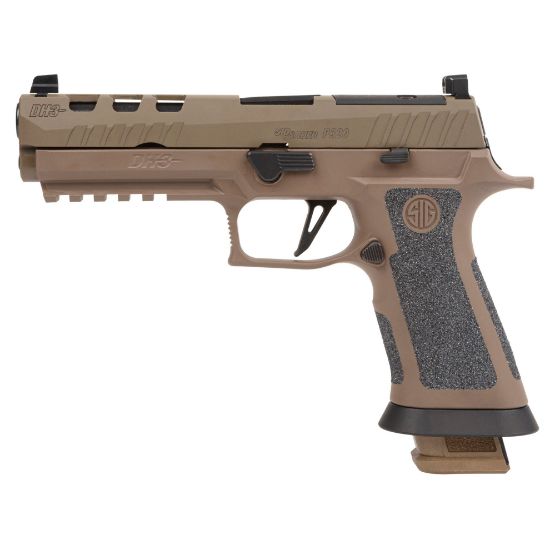 Sig Sauer, P320X5 DH3,  9MM, 5" Barrel, Coyote Tan Grip and Slide, X Series Flat Face Trigger, XRay 3 Night Sights, Optics Ready, Three 21rd Magazines, 798681665051, FFL-SIG-320X5-9-DH3, RTG Parts