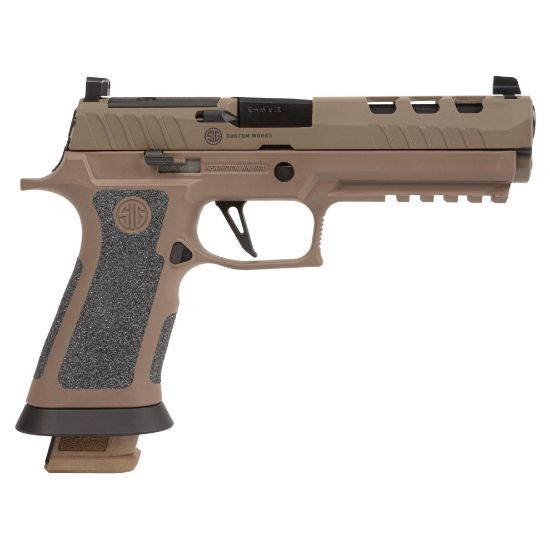 Sig Sauer, P320X5 DH3,  9MM, 5" Barrel, Coyote Tan Grip and Slide, X Series Flat Face Trigger, XRay 3 Night Sights, Optics Ready, Three 21rd Magazines, 798681665051, FFL-SIG-320X5-9-DH3, RTG Parts