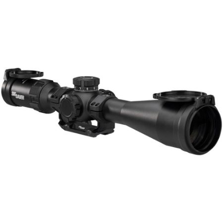 Sig Sauer, Tango MSR, Rifle Scope, 5-30X56mm, First Focal Plane, MRAD Illuminated Milling 2.0 Reticle, 56mm Objective, 34mm Main Tube, Matte Finish, Black, 0.1 MRAD Adjustment, Included Mount and Flip Lens Covers, 798681696260, SIG-SOTM65001, RTG Parts
