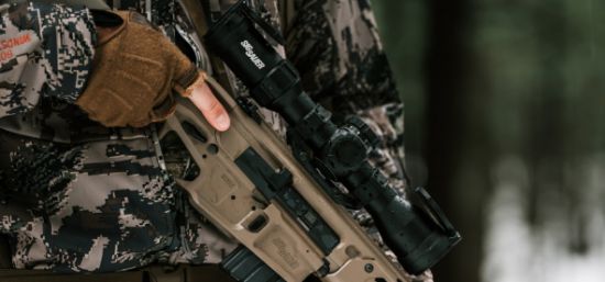 Sig Sauer, Tango MSR, Rifle Scope, 5-30X56mm, First Focal Plane, MRAD Illuminated Milling 2.0 Reticle, 56mm Objective, 34mm Main Tube, Matte Finish, Black, 0.1 MRAD Adjustment, Included Mount and Flip Lens Covers, 798681696260, SIG-SOTM65001, RTG Parts