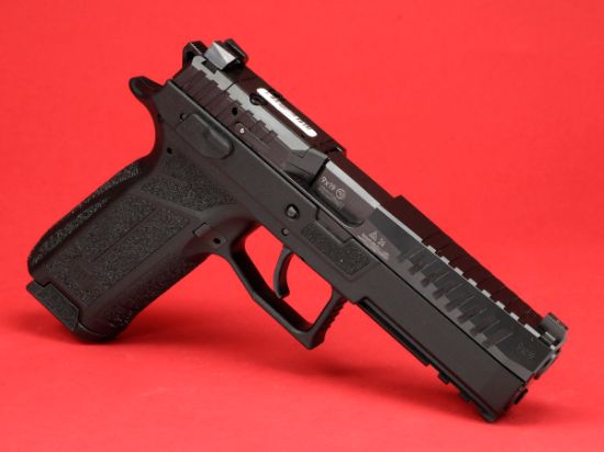 CZ, P-10 F, Striker Fired, Semi-automatic, Polymer Frame Pistol, Full Size, 9MM, 4.5" Barrel, Nitride Slide Finish, Black, 3 Interchangeable Backstraps, Fixed Sights, Optics Ready, Integrated Trigger Safety, 19 Rounds, 2 Magazine, Reversible Magazine Catch, 806703915500, FFL-CZ-91550, RTG Parts
