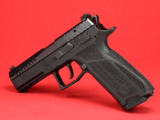 CZ, P-10 F, Striker Fired, Semi-automatic, Polymer Frame Pistol, Full Size, 9MM, 4.5" Barrel, Nitride Slide Finish, Black, 3 Interchangeable Backstraps, Fixed Sights, Optics Ready, Integrated Trigger Safety, 19 Rounds, 2 Magazine, Reversible Magazine Catch, 806703915500, FFL-CZ-91550, RTG Parts