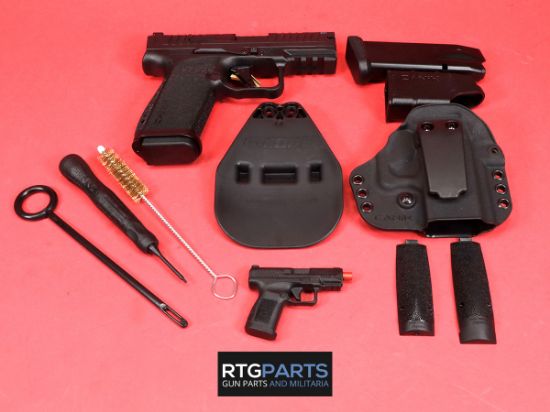 CANIK, METE MC9 Prime, Semi-automatic, Striker Fired, Compact, 9MM, 3.64" Barrel, Compensated Slide and Barrel with Blast Chamber, Night Sights, Optics Ready, Matte Finish, Black, Two 17rd Magazines, 787450948723, FFL-CANIK-HG8328-N, RTG Parts