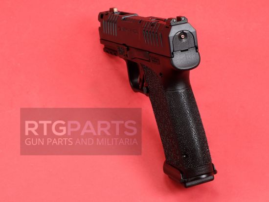 CANIK, METE MC9 Prime, Semi-automatic, Striker Fired, Compact, 9MM, 3.64" Barrel, Compensated Slide and Barrel with Blast Chamber, Night Sights, Optics Ready, Matte Finish, Black, Two 17rd Magazines, 787450948723, FFL-CANIK-HG8328-N, RTG Parts