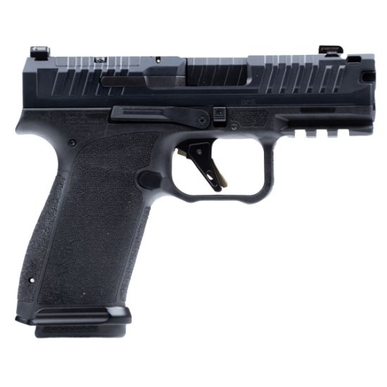 CANIK, METE MC9 Prime, Semi-automatic, Striker Fired, Compact, 9MM, 3.64" Barrel, Compensated Slide and Barrel with Blast Chamber, Night Sights, Optics Ready, Matte Finish, Black, Two 17rd Magazines, 787450948723, FFL-CANIK-HG8328-N, RTG Parts