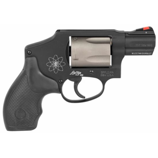 Smith & Wesson, Model 340, Double Action Only, Metal Frame Revolver, J-Frame, 357 Magnum, 1.875" Barrel, Scandium Alloy, Titanium Alloy Cylinder, Black, Rubber Grips, Fixed Sights, 5 Rounds, No Internal Lock, 022188030617, FFL-SW-103061, RTG Parts