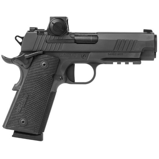 Sig Sauer, 1911 X Carry, Single Action Only, Semi-automatic, Commander Size, 45ACP, 4.25" Barrel, DLC Finish, Black, Romeo X Compact Installed, G10 Grips, XRay3 Day/Night Sights, Ambidextrous Safety, 8 Rounds, 2 Magazines798681703531, FFL-SIG-1911XCA-45-BXR3-RXX, RTG Parts