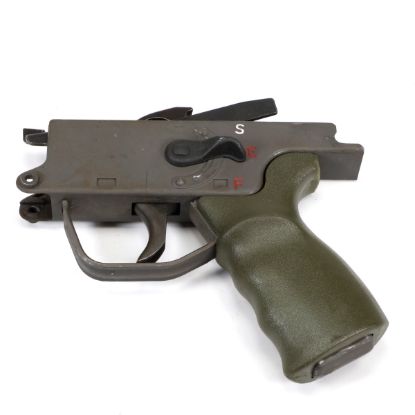 Picture of COMPLETE HK91/G3 STEEL CLIPPED & PINNED SEF LOWER WITH GRIP, PAINTED OD GREEN