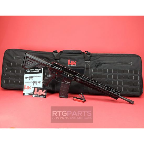    Heckler & Koch, MR556 A4, Semi-automatic, AR, 223 Remington/556NATO, 16.5" Barrel, Anodized Finish, Black, M-LOK Free Float Handguard, Adjustable Gas Block, HK USA Enhanced Grip, HK416 Six Position Stock, Ambidextrous Controls, 30 Rounds, 1 Magazine