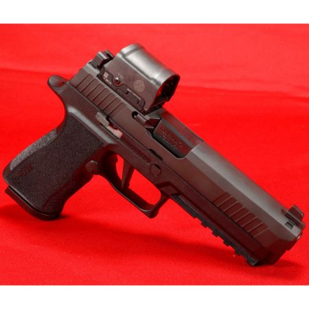 Sig Sauer, P320 XTEN, Striker Fired, Semi-automatic, Polymer Frame Pistol, Full Size, 10MM, 5" Barrel, Nitron Finish, Black, Romeo 2 Red Dot, XRAY3 Night Sights, 15 Rounds, 2 Magazines, 798681679508, FFL-SIG-320X5-10-BXR3-RX2, RTG Parts
