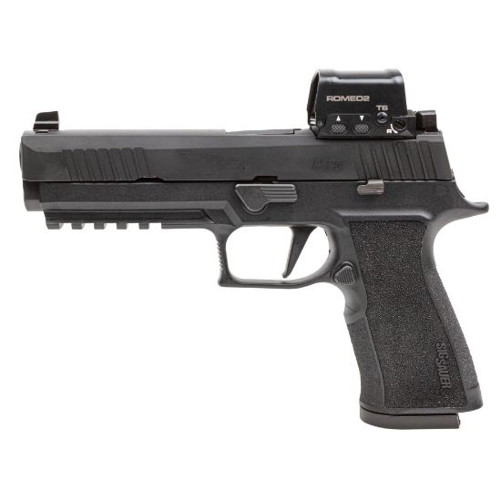 Sig Sauer, P320 XTEN, Striker Fired, Semi-automatic, Polymer Frame Pistol, Full Size, 10MM, 5" Barrel, Nitron Finish, Black, Romeo 2 Red Dot, XRAY3 Night Sights, 15 Rounds, 2 Magazines, 798681679508, FFL-SIG-320X5-10-BXR3-RX2, RTG Parts