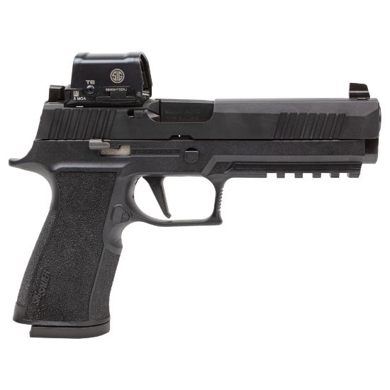 Sig Sauer, P320 XTEN, Striker Fired, Semi-automatic, Polymer Frame Pistol, Full Size, 10MM, 5" Barrel, Nitron Finish, Black, Romeo 2 Red Dot, XRAY3 Night Sights, 15 Rounds, 2 Magazines, 798681679508, FFL-SIG-320X5-10-BXR3-RX2, RTG Parts