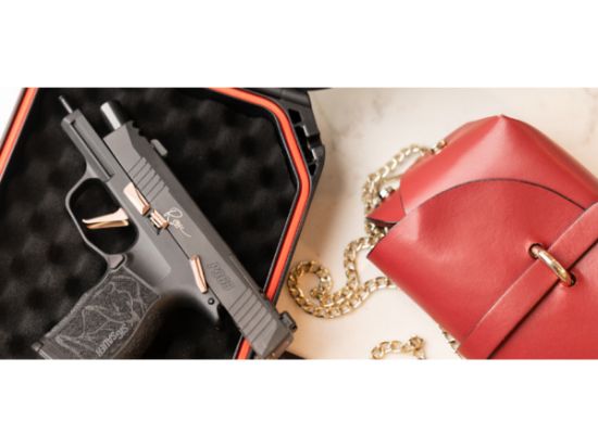Sig Sauer, P365XL Rose, Sub-Compact, 9mm, 3.1" Barrel with Integrally Compensated Slide, Nitron Finish, Black with Rose Gold Controls and Engraving, SIGLITE Day/Night Sights, 12 Rounds, 2 Magazines, Optics Ready, Includes Rose Laser Engraved Grip Module, Rose Kit Including Vaultek Lifepod Pistol Safe, Dummy Rounds, and Quick Start Guide, 798681679973, FFL-SIG-365XL-9-ROSE-MS, RTG Parts