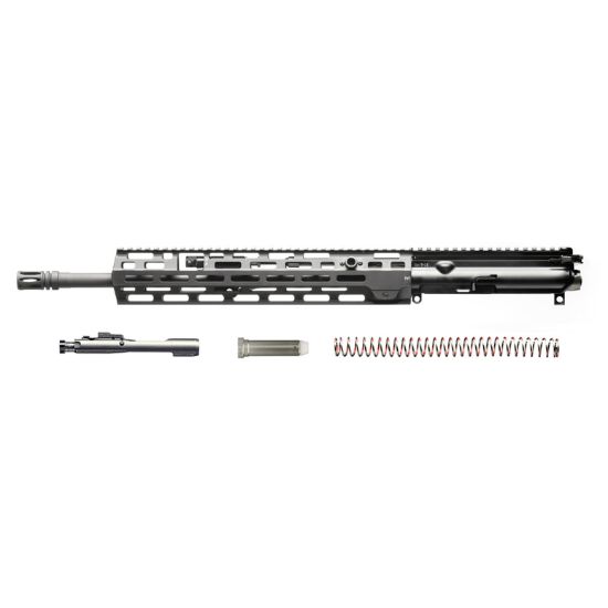 Heckler & Koch, MR556 A4 Upper Receiver, 223 Remington/556NATO, 16.5" Barrel, Threaded 1/2X28, M-LOK Handguard, Anodized Finish, Black, Fits AR-15 Lower Receivers, Includes Bolt Carrier Group, Charging Handle, Buffer Weight and Buffer Spring, 642230270213, HKK-51000384, RTG Parts