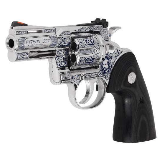 Colt's Manufacturing, Colt's Manufacturing, Python, Revolver, Double/Single Action, 357 Magnum, 3", Sapphire Finish, 6 Rounds, Colt Python Stainless Steel, Blade Front/Adjustable Rear Sight, FFL-COLT-PYTHON-SP3WTS, RTG Parts