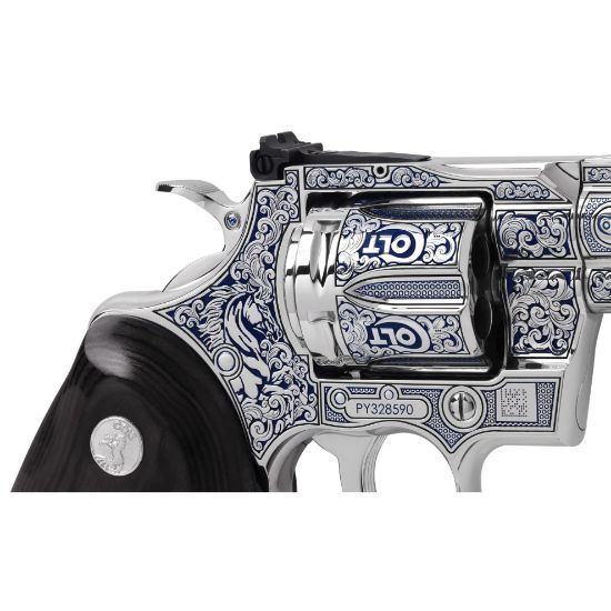 Colt's Manufacturing, Colt's Manufacturing, Python, Revolver, Double/Single Action, 357 Magnum, 3", Sapphire Finish, 6 Rounds, Colt Python Stainless Steel, Blade Front/Adjustable Rear Sight, FFL-COLT-PYTHON-SP3WTS, RTG Parts
