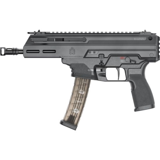 Springfield, Kuna, Semi-Automatic Pistol, 9MM, 6" Threaded Barrel, 1/2x28 Thread Pitch, Roller Delayed, MLOK Handguard, Picatinny Receiver End Plate, Anodized Finish, Black, Two 30rdMags, Includes Front and Rear Flip Up Sights, 706397987657, FFL-SPRINGFIELD-KN9069B, RTG Parts
