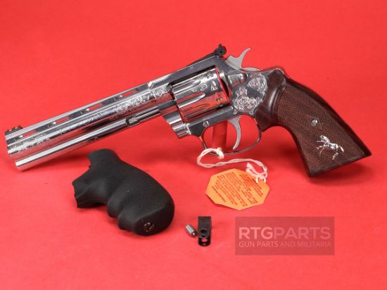 Colt Custom, Limited Edition of 150 Revolvers, King Cobra, .22LR, 10-Shot Cylinder, 6" Barrel, Factory Engraved B Coverage, 151550026779, FFL-COLT-CKCOBRA22SP6RFO, RTG Parts