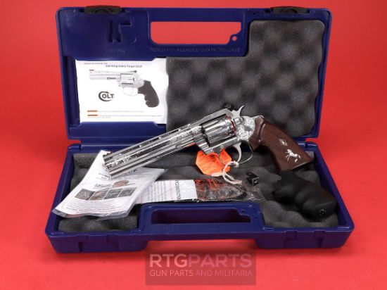 Colt Custom, Limited Edition of 150 Revolvers, King Cobra, .22LR, 10-Shot Cylinder, 6" Barrel, Factory Engraved B Coverage, 151550026779, FFL-COLT-CKCOBRA22SP6RFO, RTG Parts