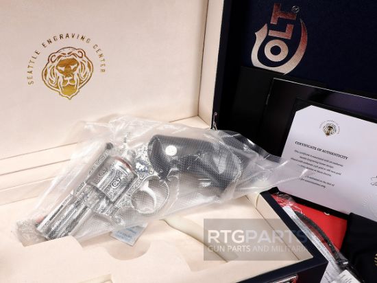 Colt's Manufacturing, Colt's Manufacturing, Python, Revolver, Double/Single Action, 357 Magnum, 3", Sapphire Finish, 6 Rounds, Colt Python Stainless Steel, Blade Front/Adjustable Rear Sight, FFL-COLT-PYTHON-SP3WTS, RTG Parts