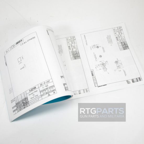 Picture of RUSSIAN MPi AK47 BLUEPRINTS, 90 PAGES, 12X18", TRANSLATED & RESTORED
