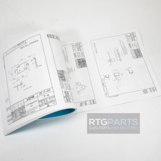 Picture of RUSSIAN MPi AK47 BLUEPRINTS, 90 PAGES, 12X18", TRANSLATED & RESTORED