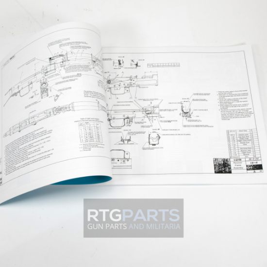 Picture of RUSSIAN MPi AK47 BLUEPRINTS, 90 PAGES, 12X18", TRANSLATED & RESTORED
