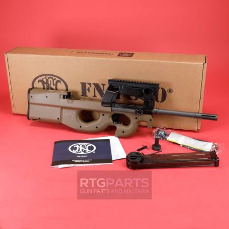 FN America Law Enf, PS90, Semi-automatic, 5.7x28mm, 16.04" Barrel, Matte Finish, Flat Dark Earth, 1 Magazine, 50 Rounds, 3848950501, FFL-FN-3848950501, RTG Parts